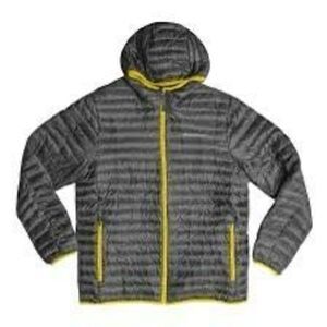 Eddie Bauer Men's Size M Travex Eb 700 Goose Down Puffer Jacket Black Winter